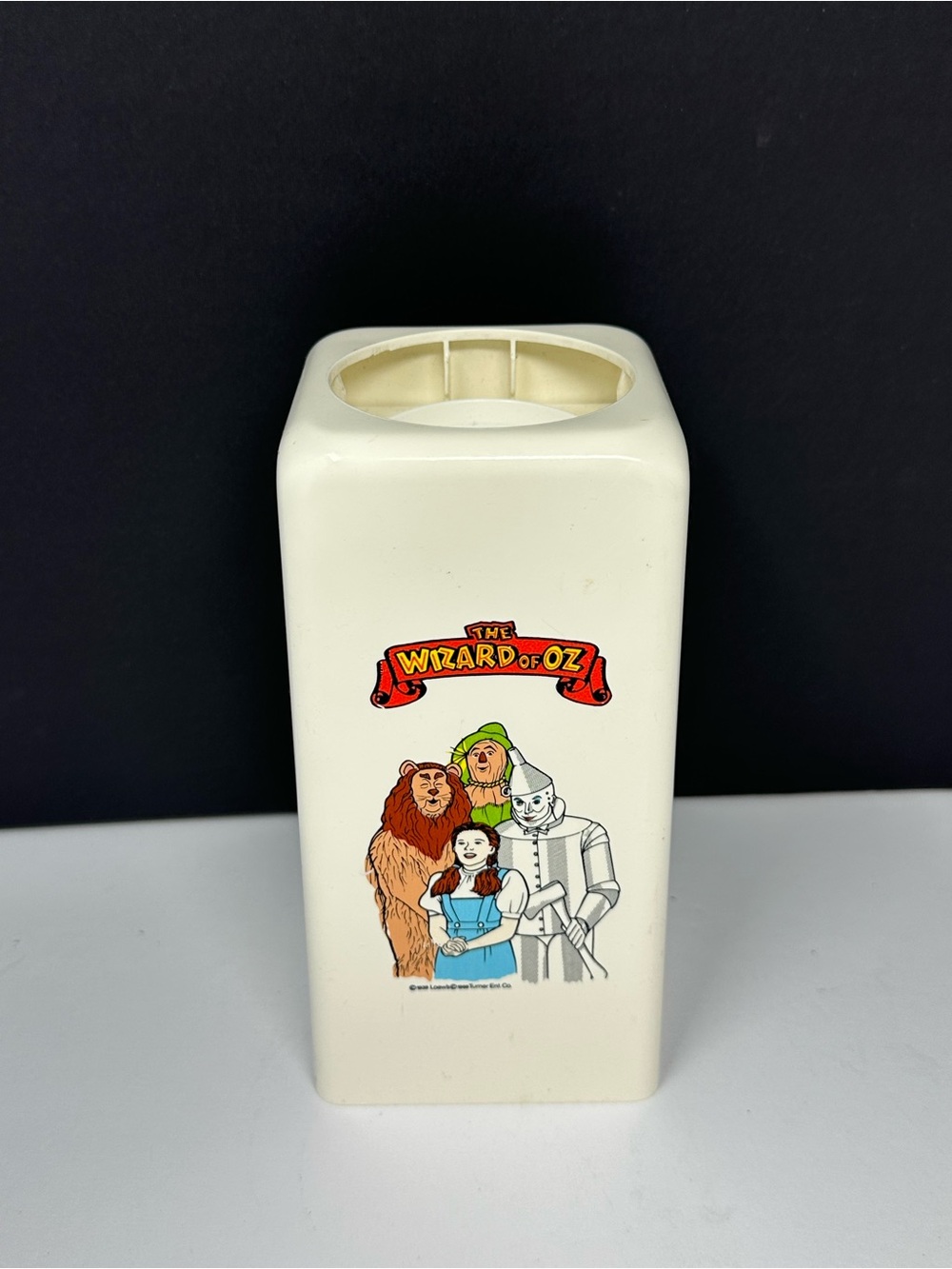 Vintage 1989 The Wizard of Oz Dixie Cup Dispenser S8